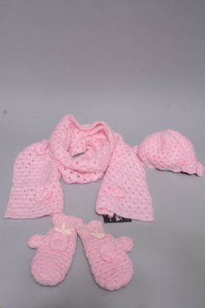 Set Caciula+Fular+Manusi Fata